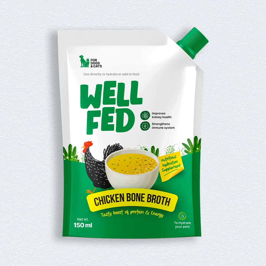 Well Fed Chicken Bone Broth – 150 ml