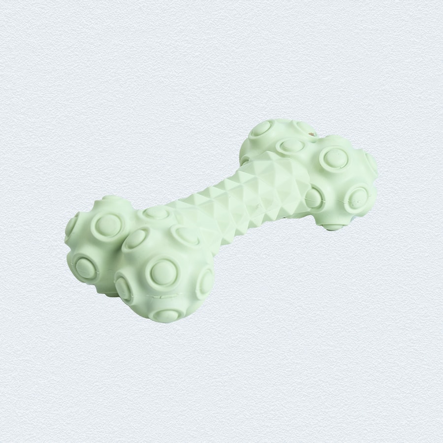 Ezra Play Rubber Jewel Bone Dog Chew Toy