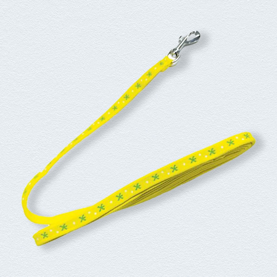 Ezra Marshmallow Dog Leash – Yellow