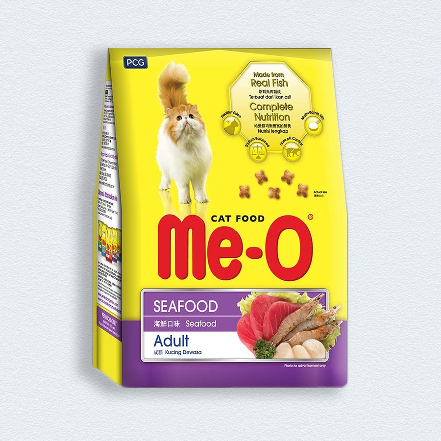 Me O Seafood Adult Cat Dry Food