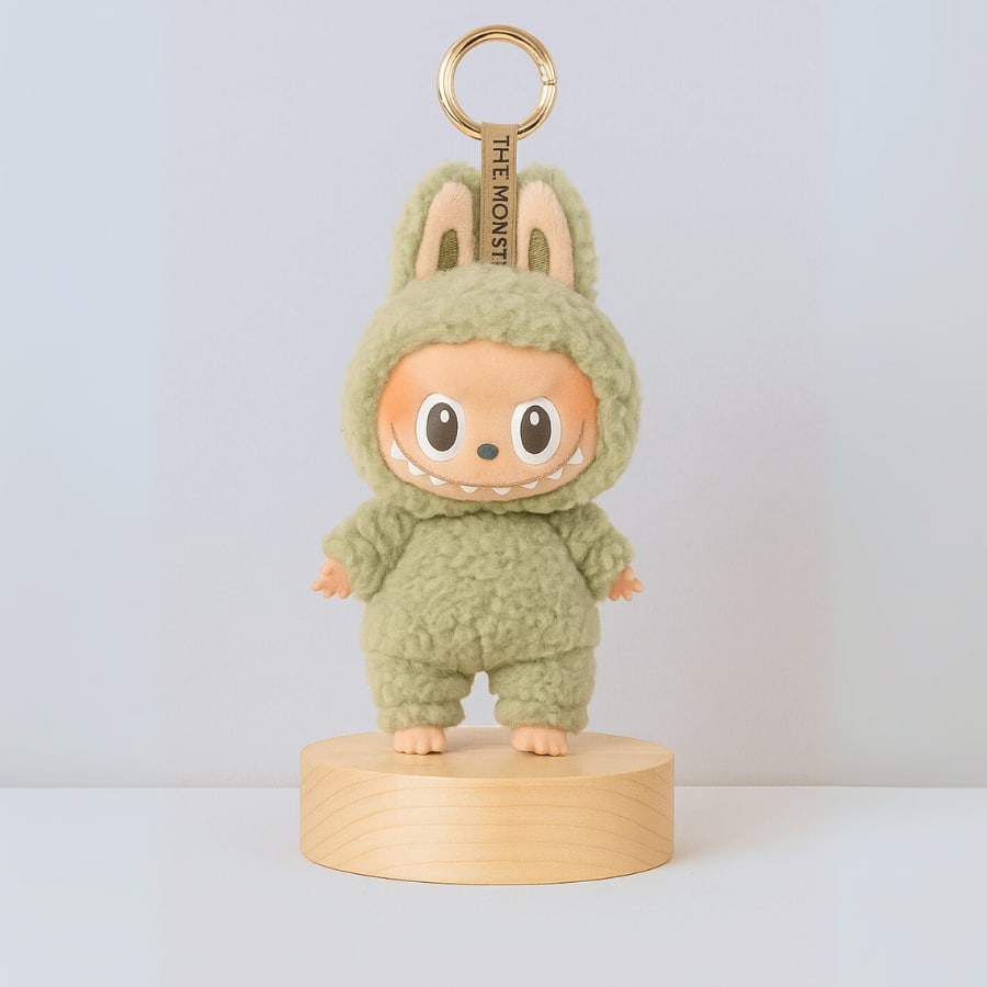 Pop Mart Labubu The Monsters Tasty Macarons Green Grape Vinyl Plush Pendant