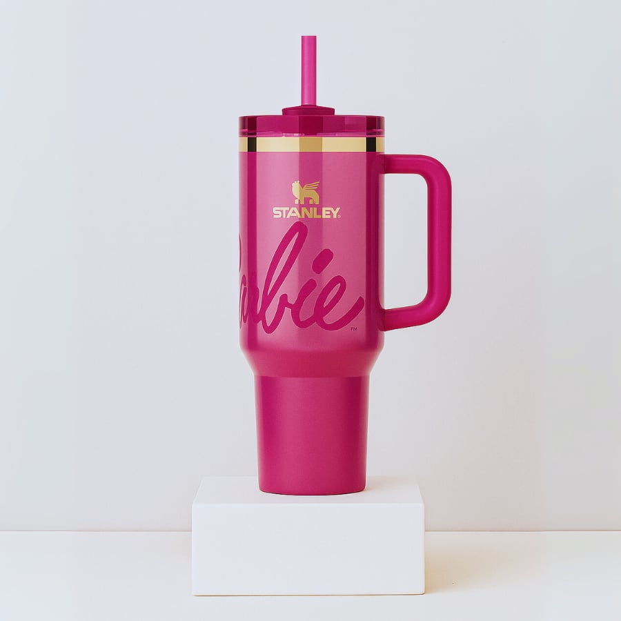 Stanley X Barbie Legends Flowstate Quencher 40OZ Tumbler Barbie Icon