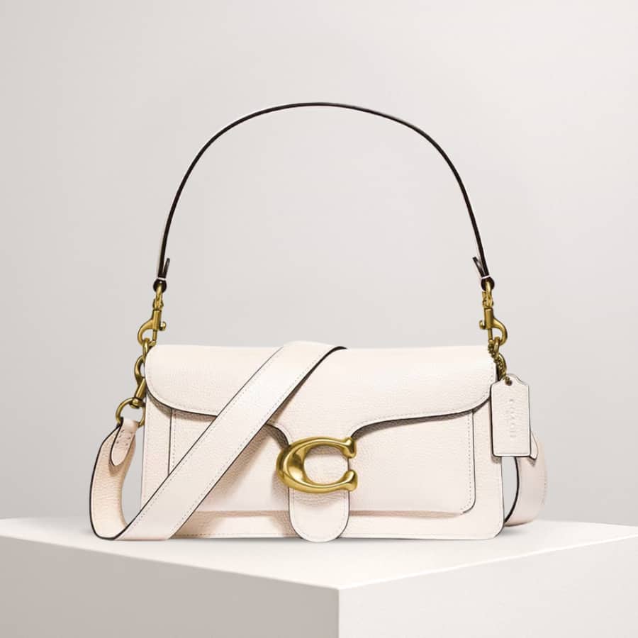 White Tabby 26 Large Cross Body Bag