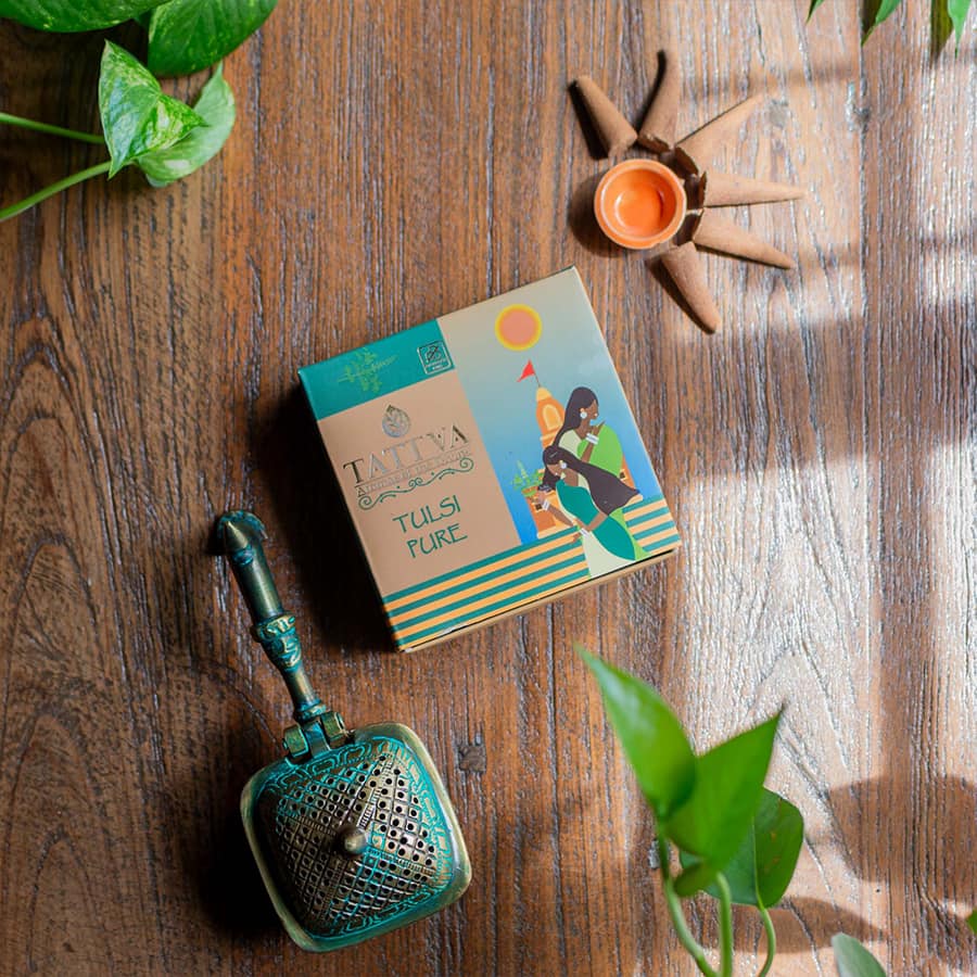 TAR Tulsi Pure Dhoop cones