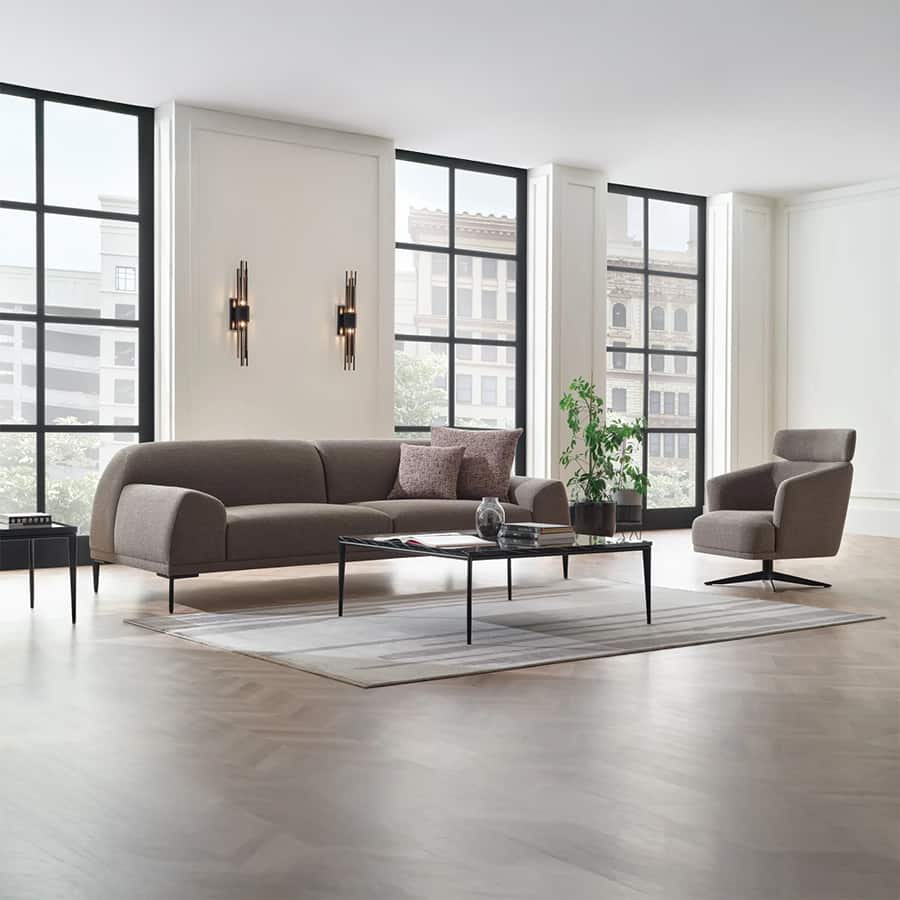 Swan 3 Seater - Enza Swan Sofa