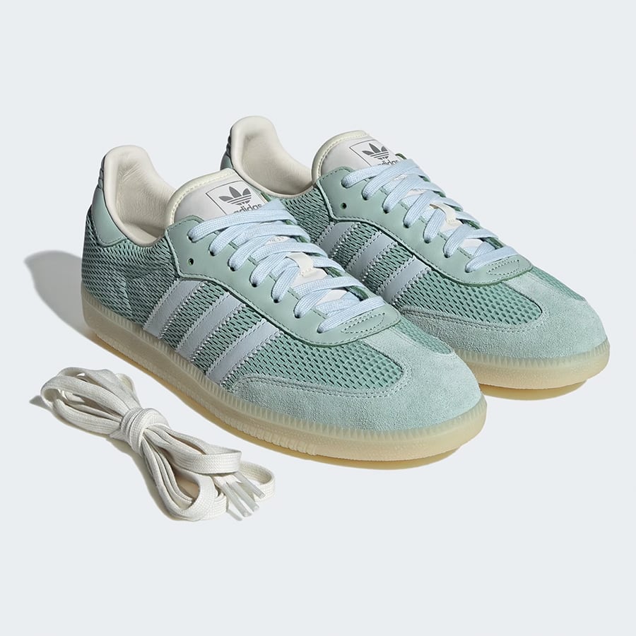 Samba OG Shoes - Hazy Green / Sky Tint / Off White