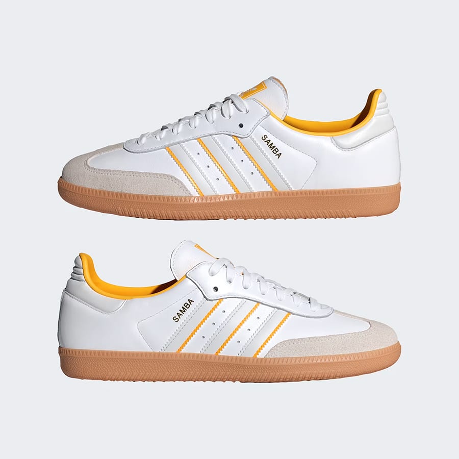 Samba OG Shoes - Cloud White / Crystal White / Crew Yellow