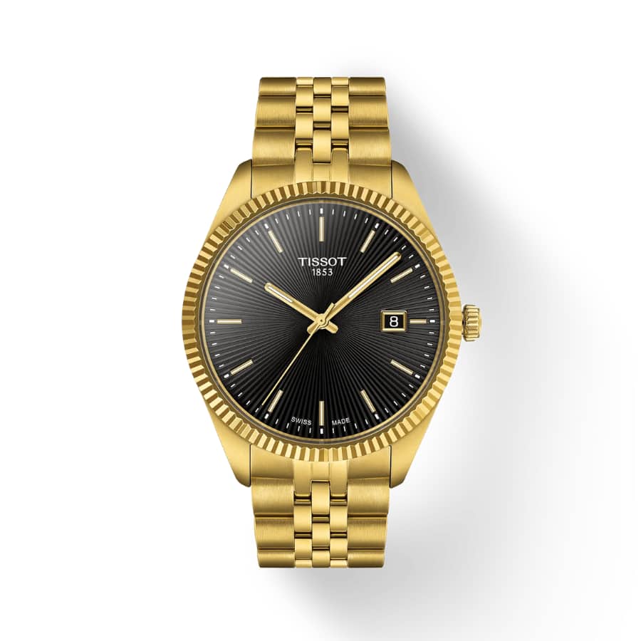 Tissot Ballade 40mm - Yellow gold PVD coating