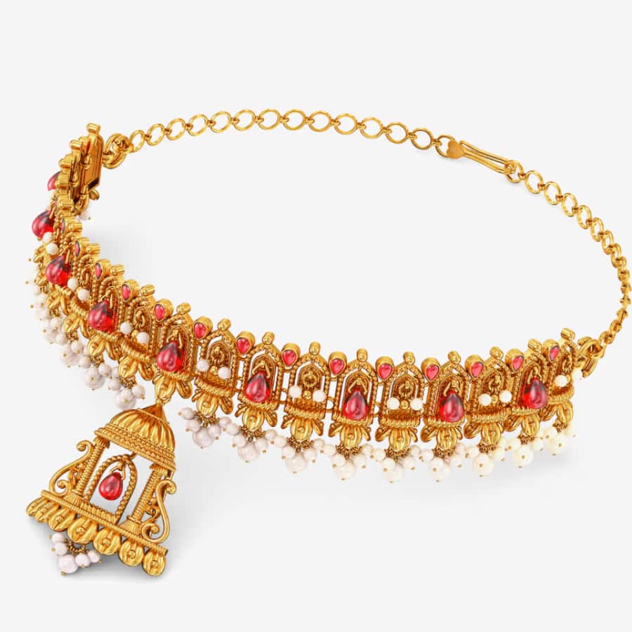 Ethereal Dome Grace Gold Necklace