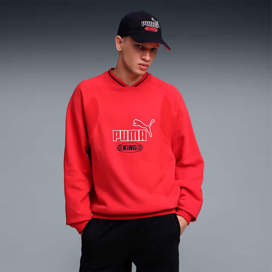 KING Men's Cotton Crew Sweatshirt