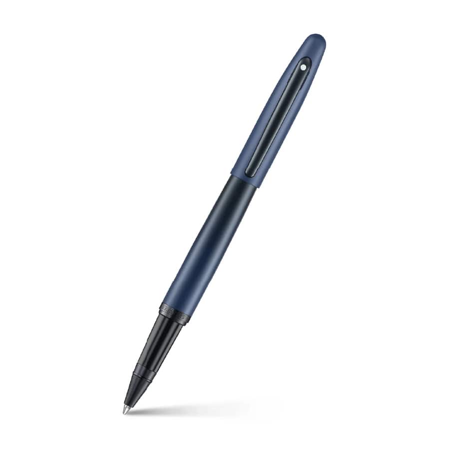 VFM Matte Blue Rollerball Pen with Matte Black Trims
