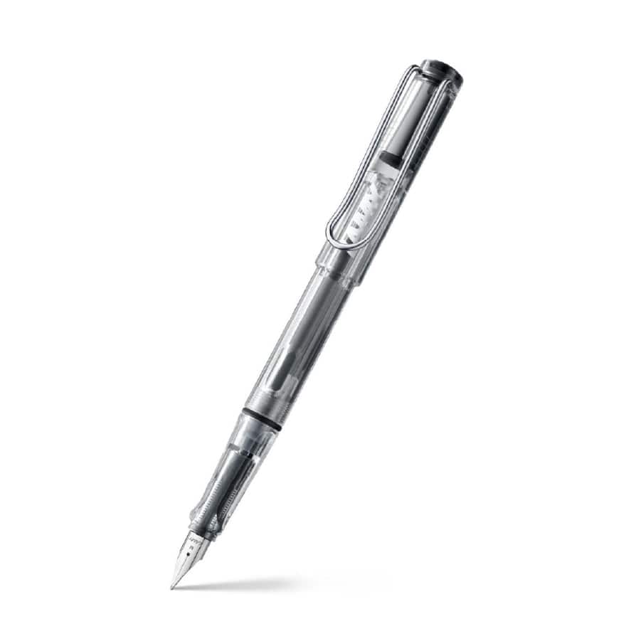 Vista 012 Fountain Pen Medium Transparent With Chrome Plated Clip