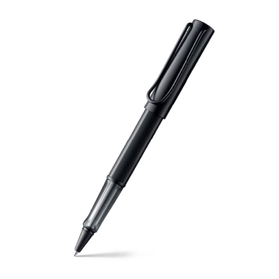 AL-Star 371 Rollerball Pen Black With Black Metal Clip