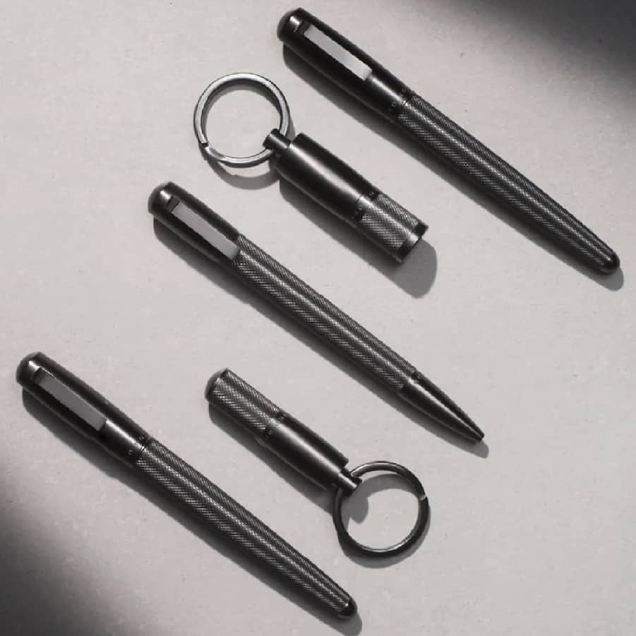 Pure Rollerball Pen Dark Chrome