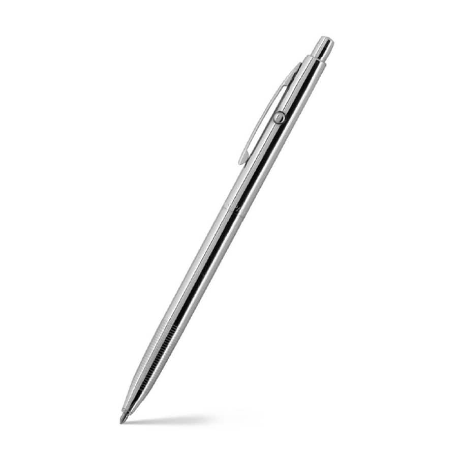 CH4 Shuttle Ballpoint pen with Click and release button mechanism Chrome