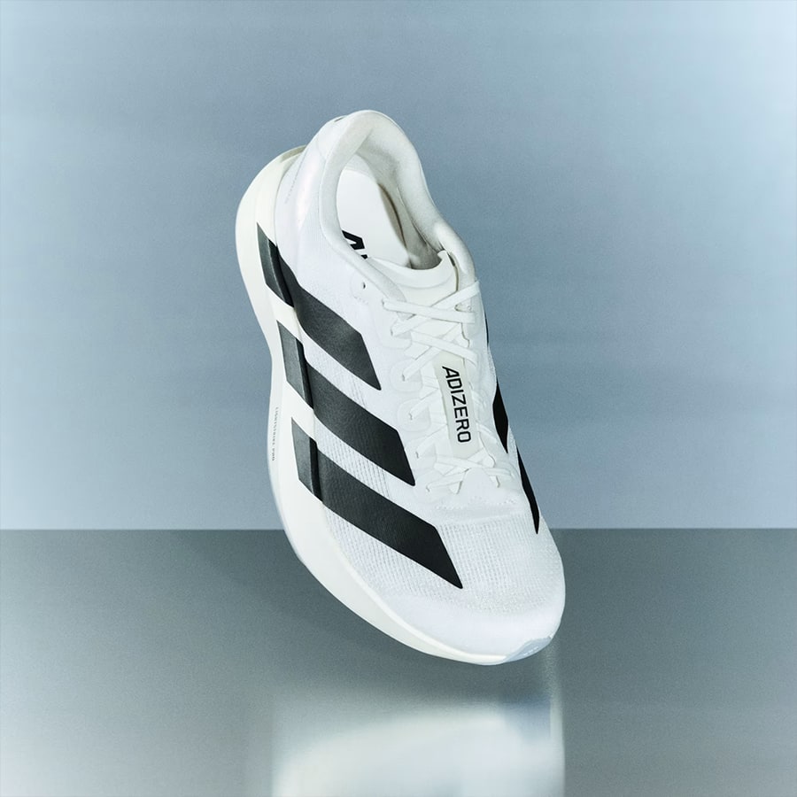 Adizero EVO SL Shoes - Cloud White / Core Black / Cloud White