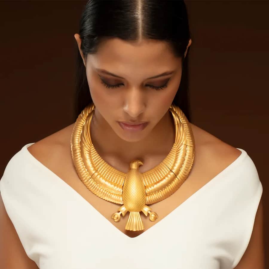 Sovereign Bird Gold Necklace