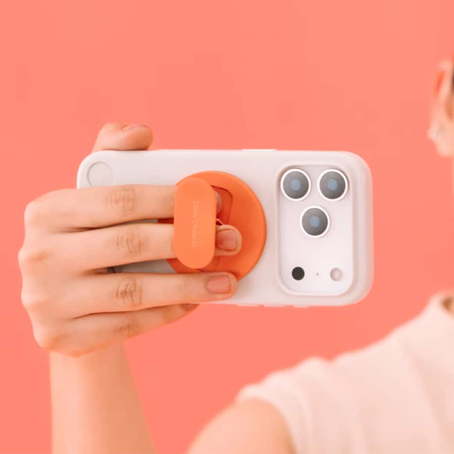 Tangerine Stack Phone Grip & Stand