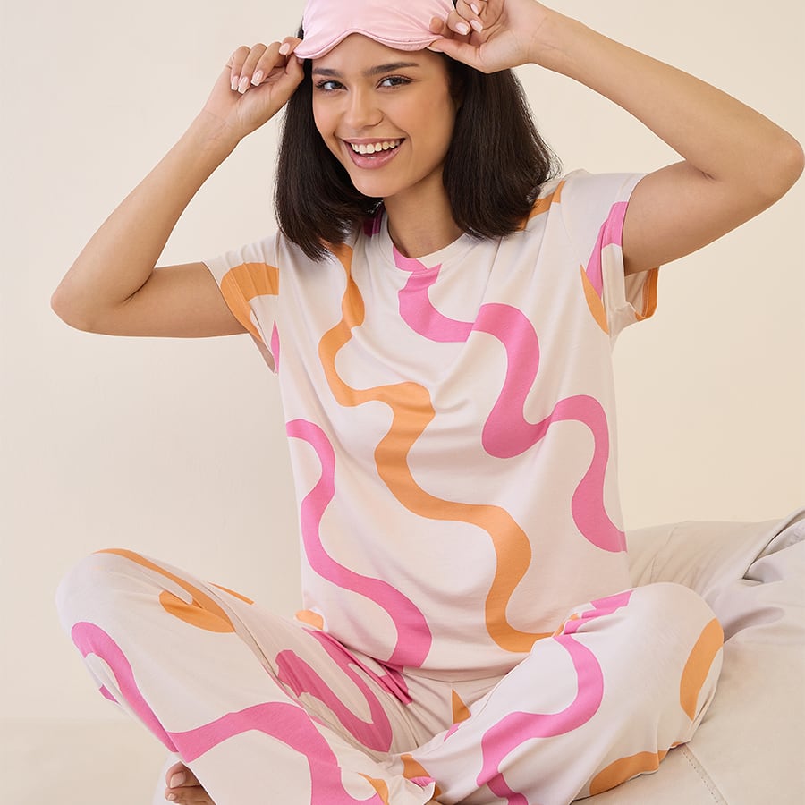 Simply Lazy Wavy Dreams Pyjama Set