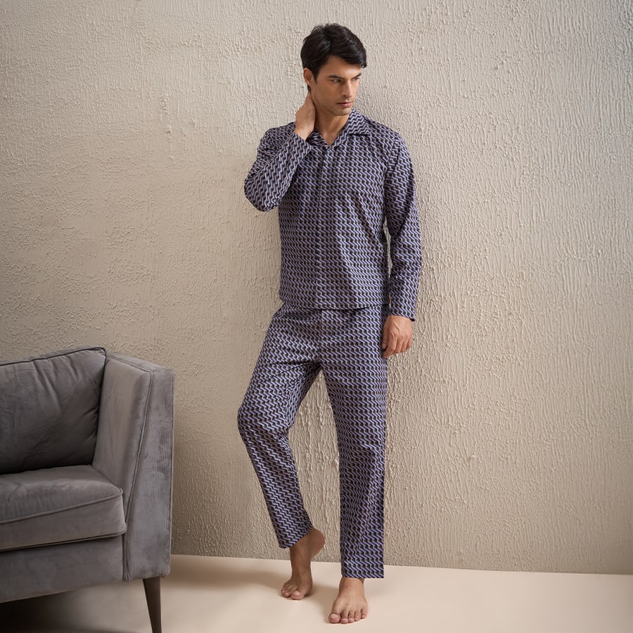 Gentlemen Printed Pant Set