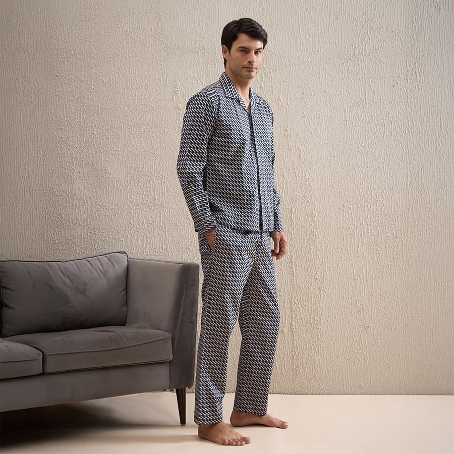 Gentlemen Printed Pant Set