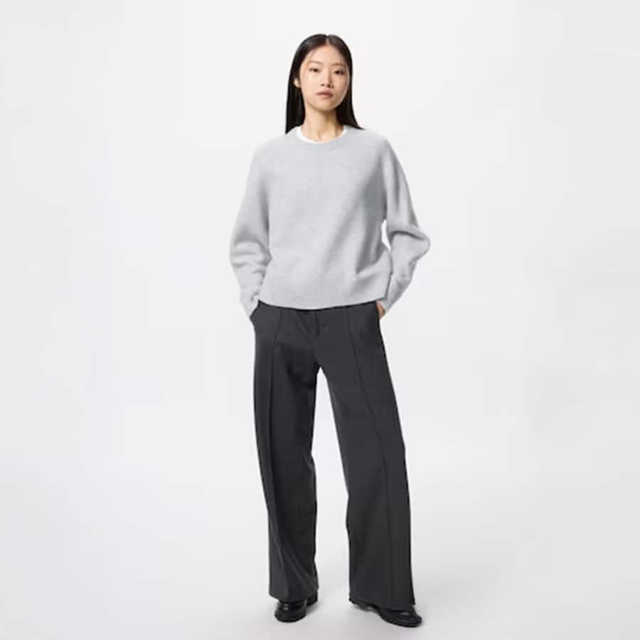 Souffle Yarn Crew Neck Sweater