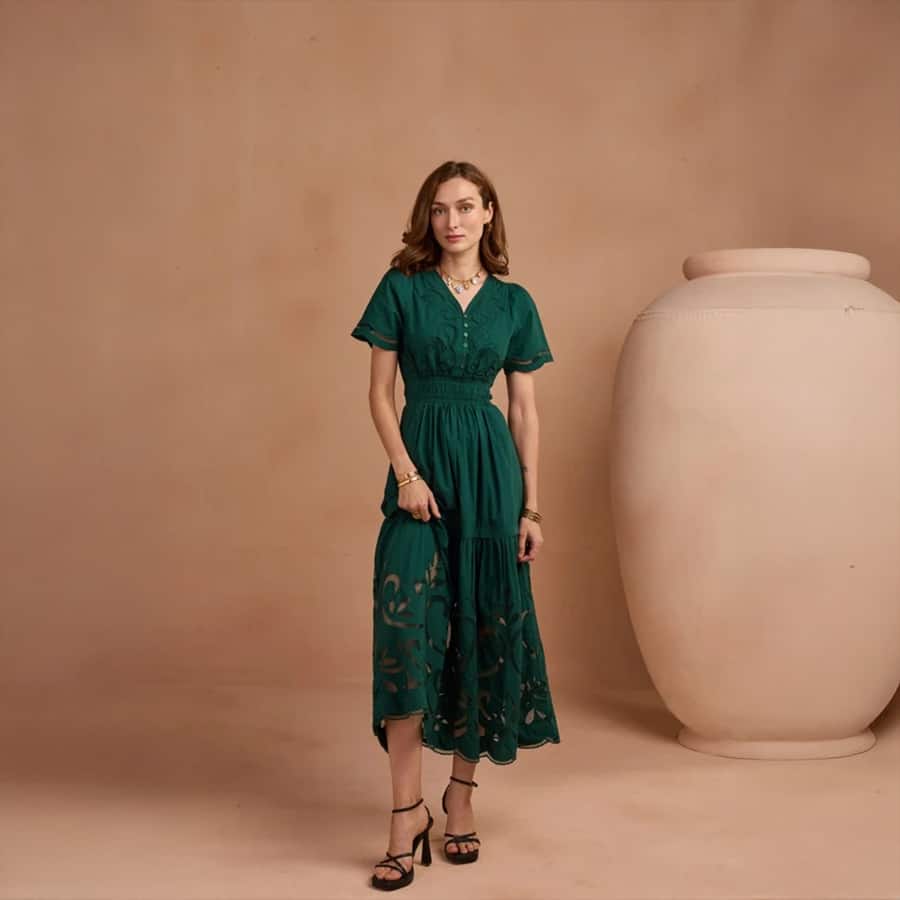 Ava Green Dress
