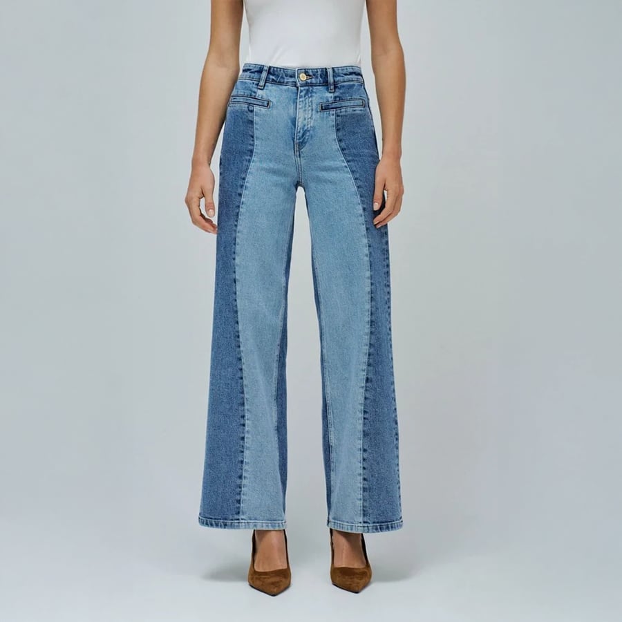 Faith Push In Wide Jeans