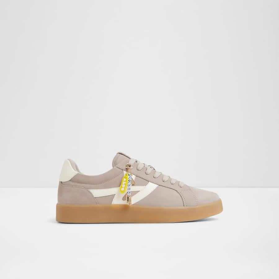 Men's Grey Low Top Sneakers