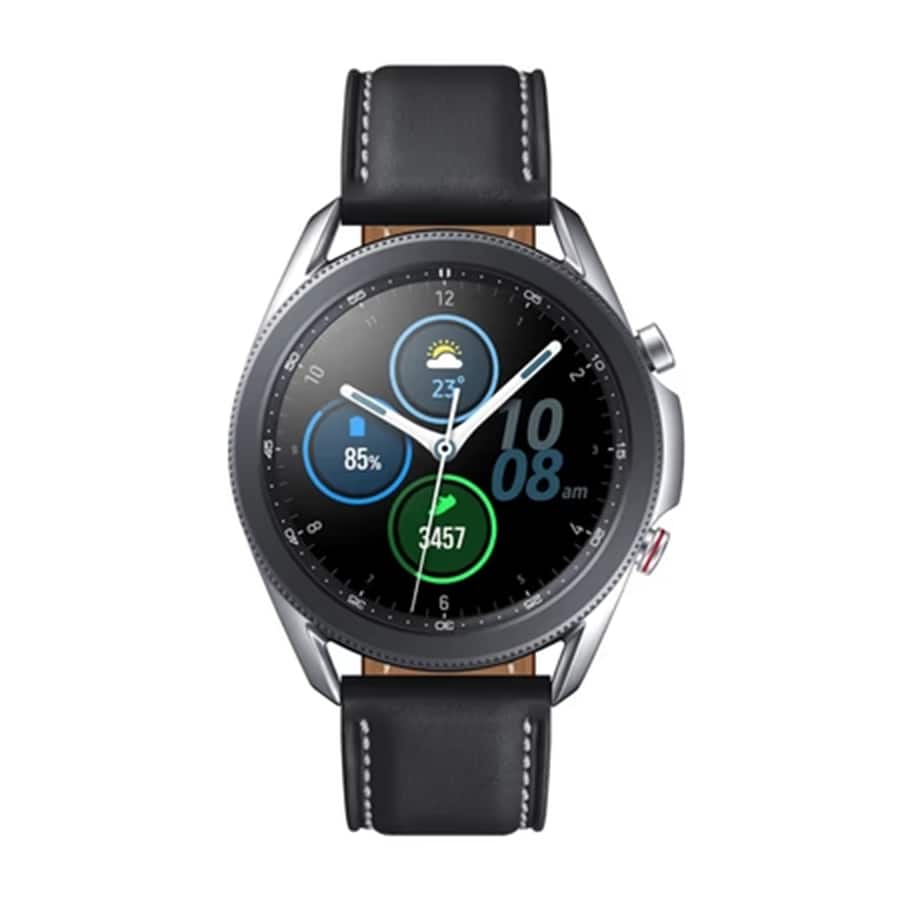 Samsung Galaxy Watch 3 Smart Watch with LTE, Bluetooth,Wi-Fi, GPS, One Year Warranty (Silver) SM-R845FZSAINS