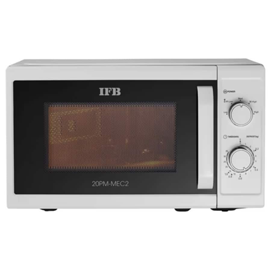 IFB 20PM-MEC2 20 Litre Solo Microwave Oven, 5 Power Levels, White