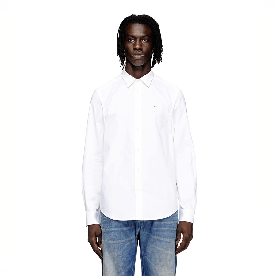White Male IN-S-BILL-MICRODIV Shirts