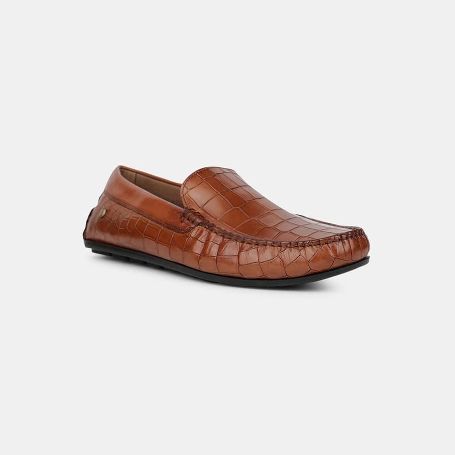 Hush Puppies Tan Loafers For Men