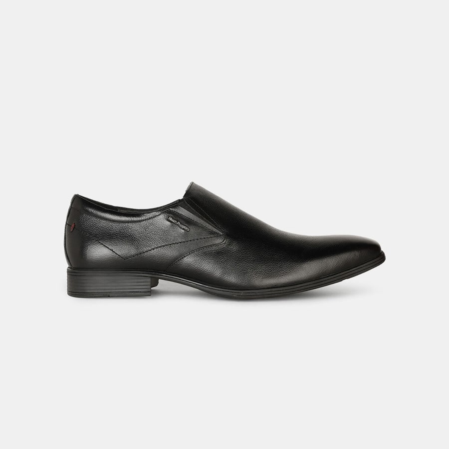 Hush Puppies Black Slip On Formal Shoes For Men