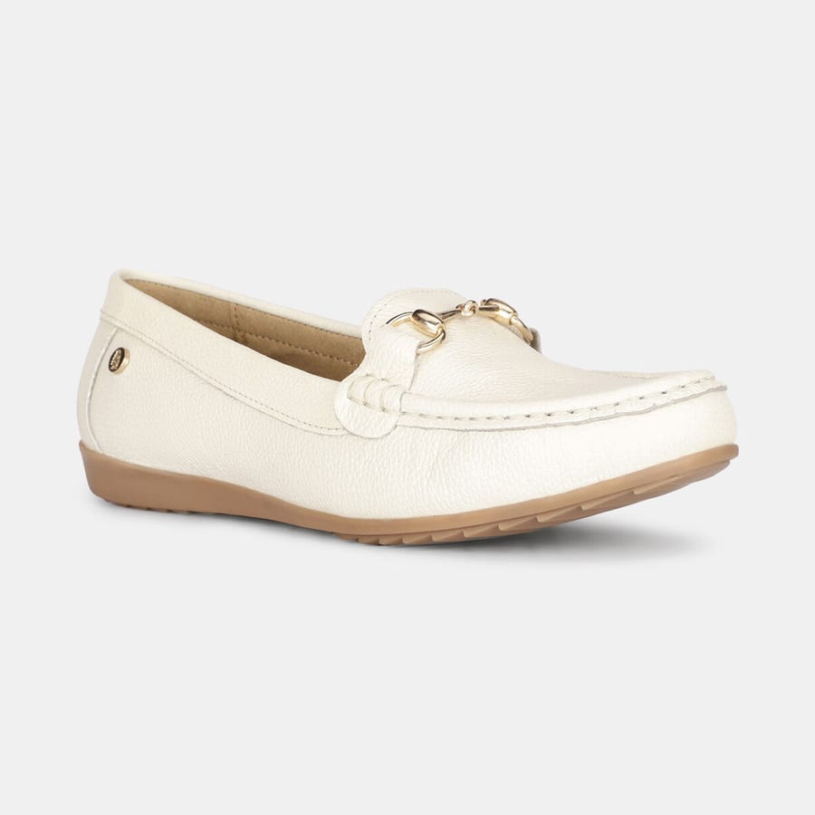 Hush Puppies Offwhite Loafers For Women