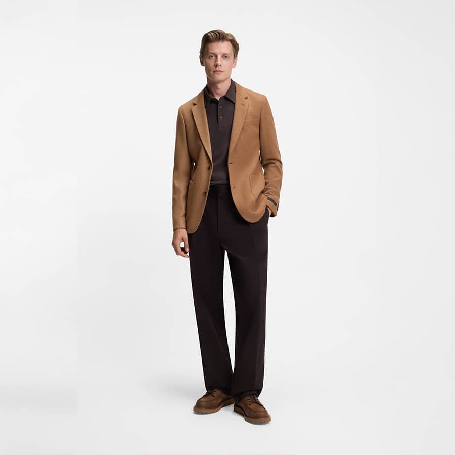 BECKHAM x BOSS slim-fit blazer in wool with cashmere