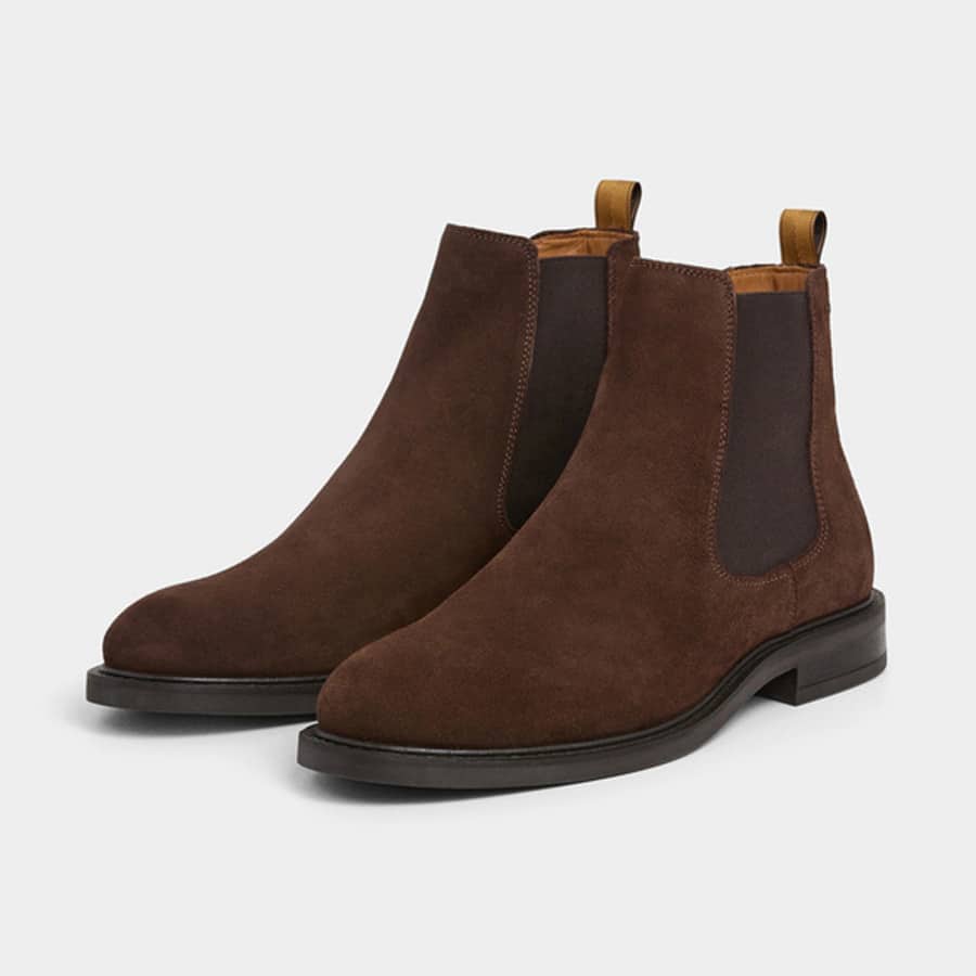 mason crust suede chelsea boot