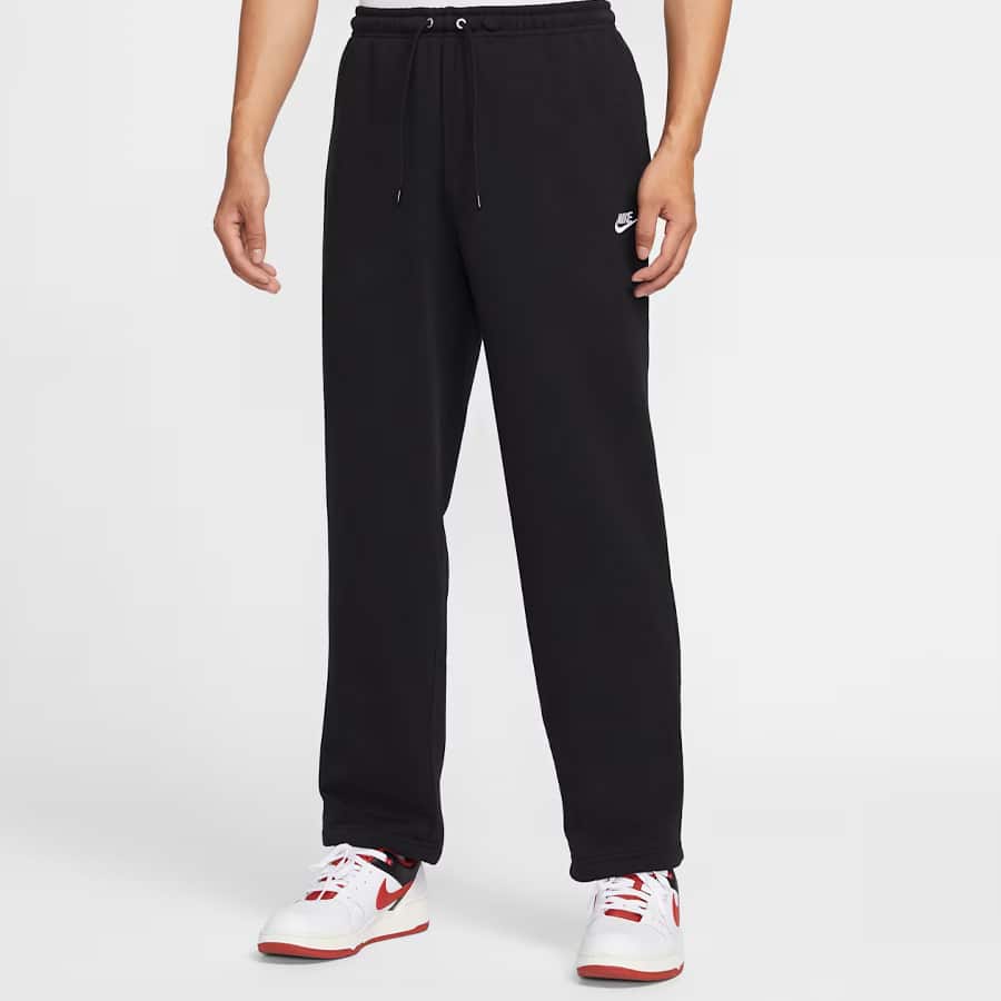 Men's French Terry Open-Hem Trousers