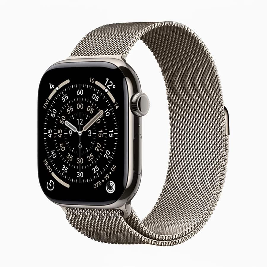 Apple Watch Series 11 - GPS + Cellular - Titanium Case With Milanese Loop