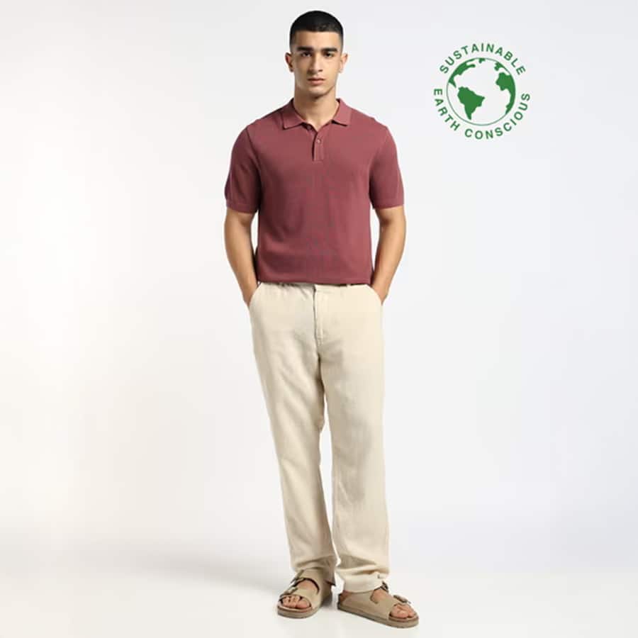 Regular Fit Organic Cotton Polo T-Shirt