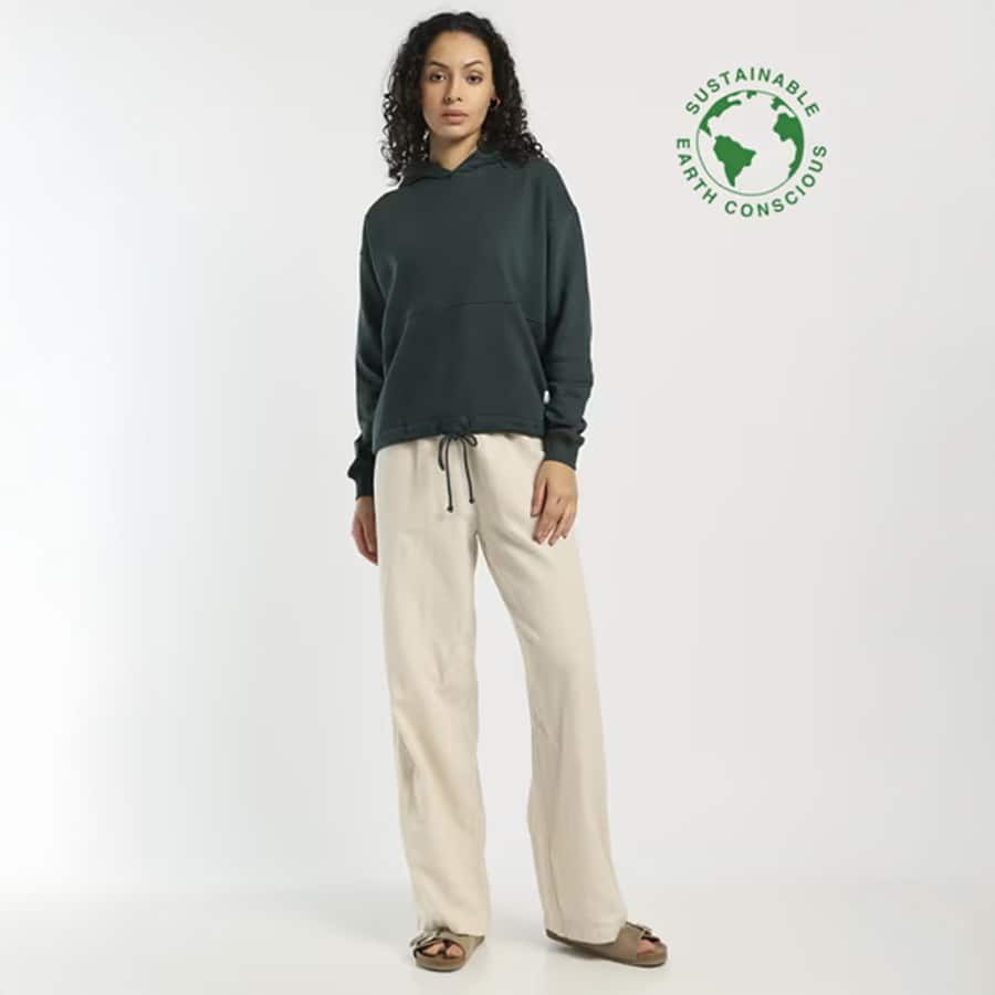 Oversize Cropped Hoodie
