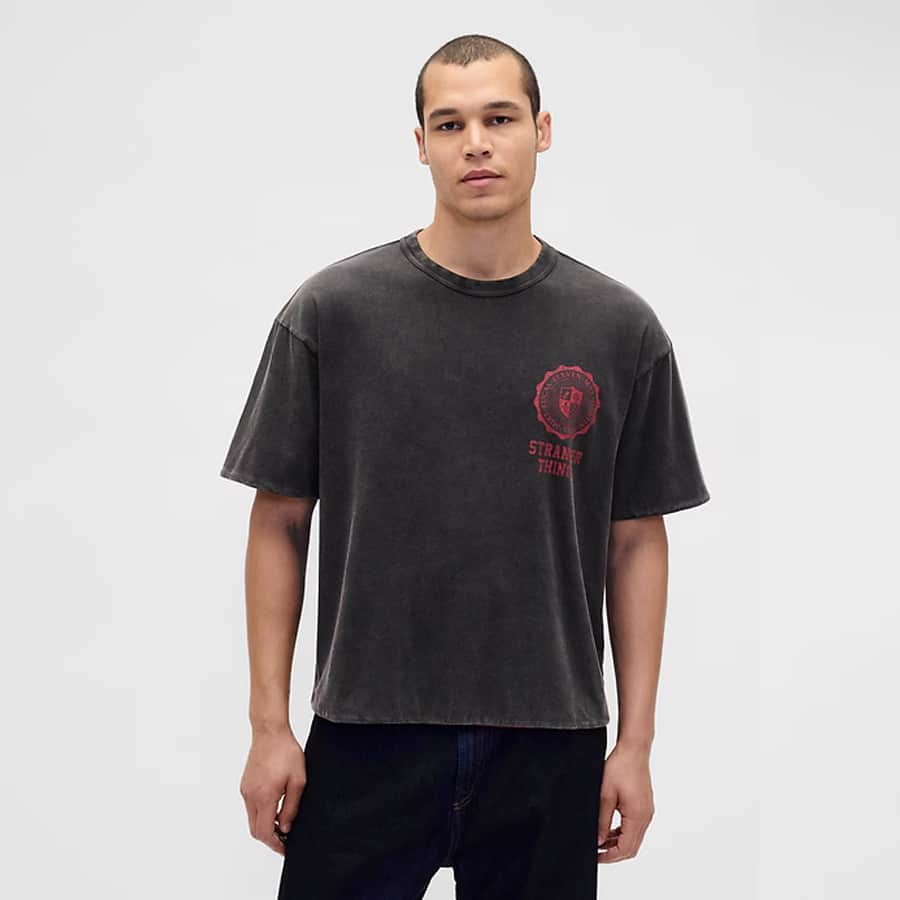 Stranger Things Adult Reversible Graphic T-Shirt