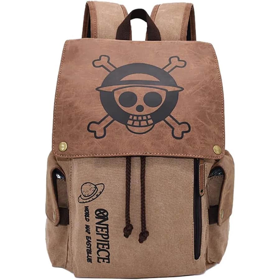 One Piece Anime Bag | Multi-Storage Printed Backpack, Laptop Bags