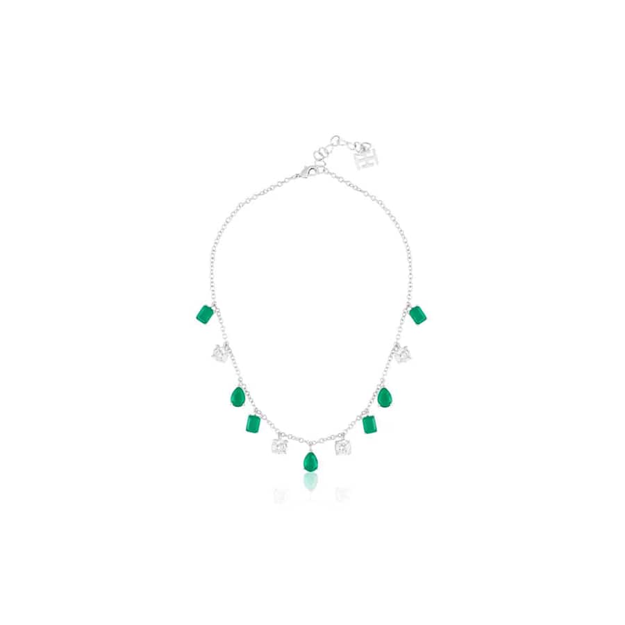 Eterna Emerald Charm Choker