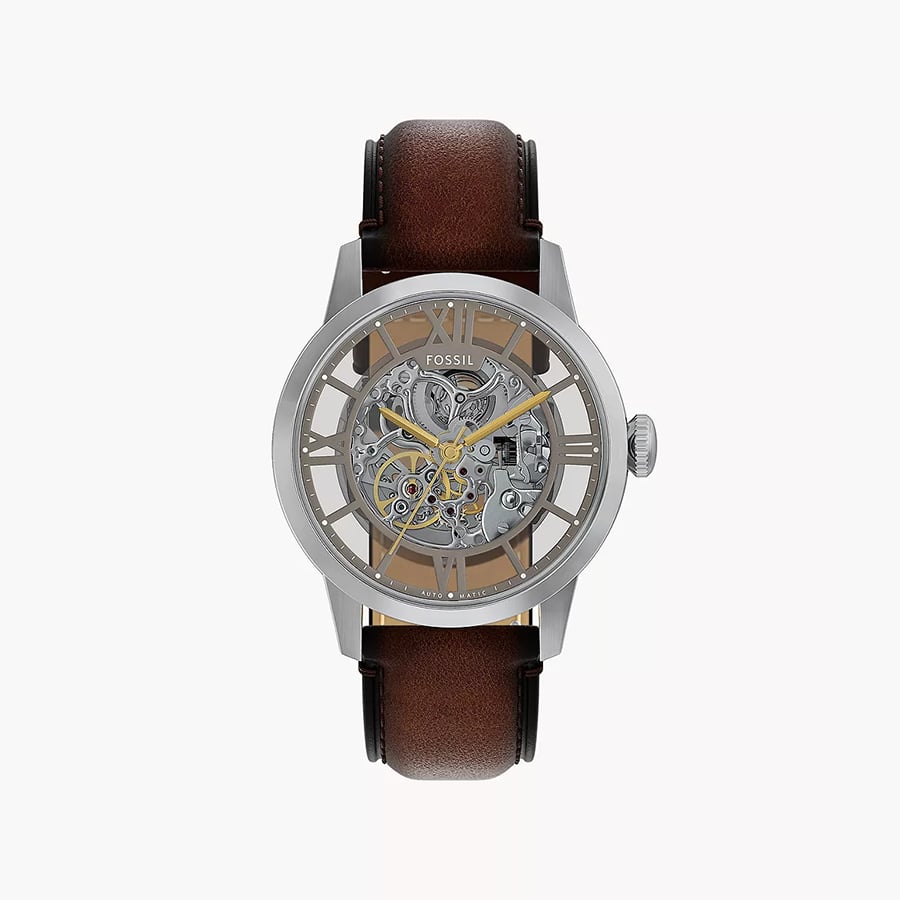 Townsman Automatic Brown Leather Watch