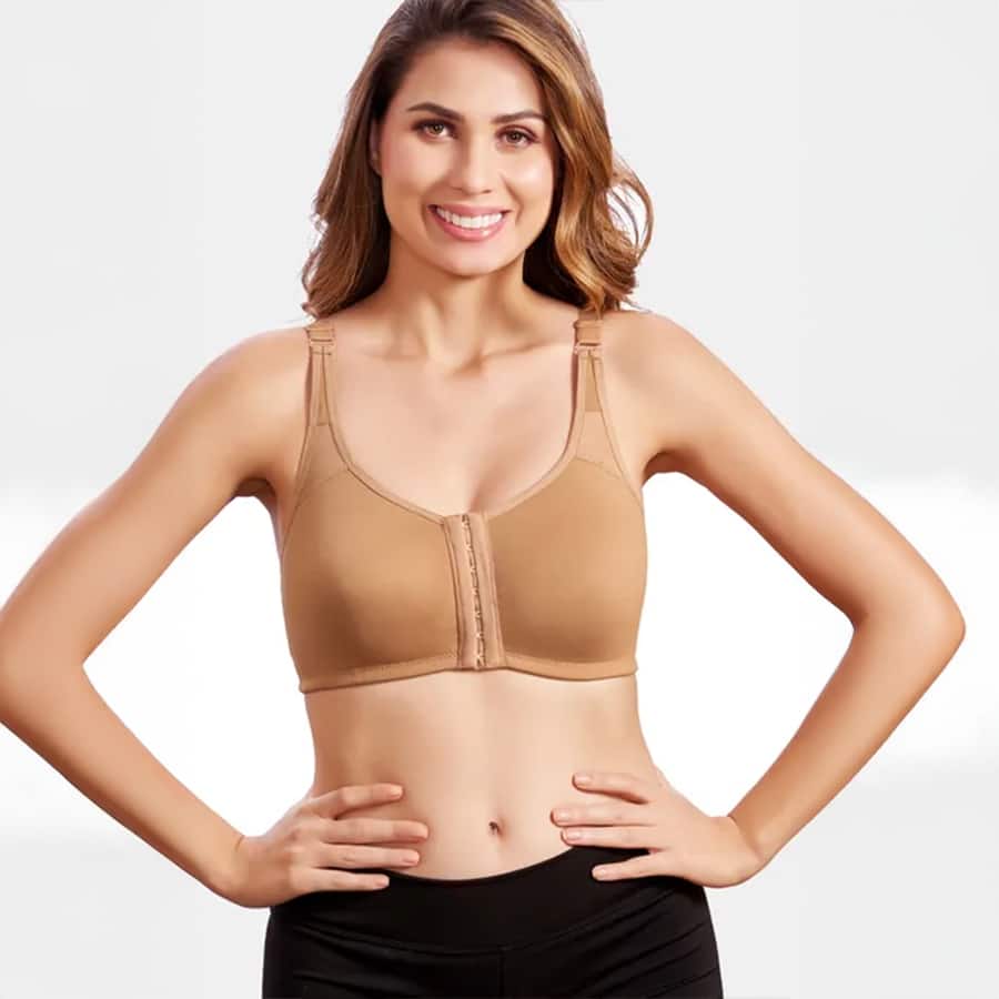 Maroon Clothing Non Padded Sports Bra - Nude