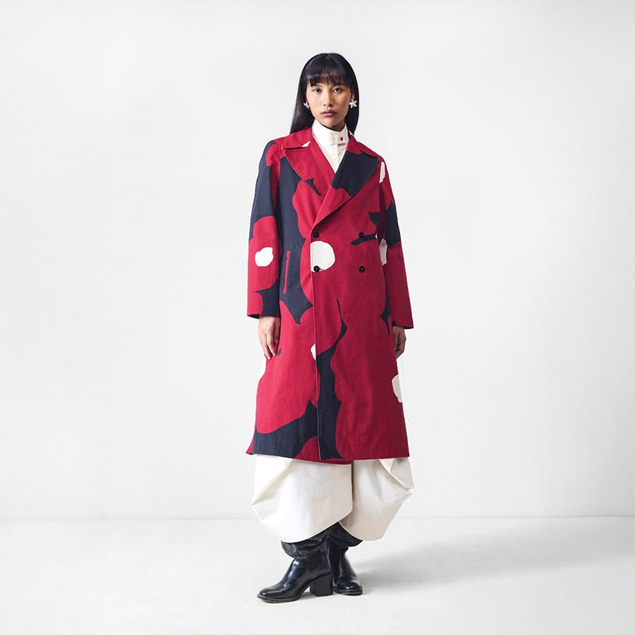 Flourish Jacket - Red & Black