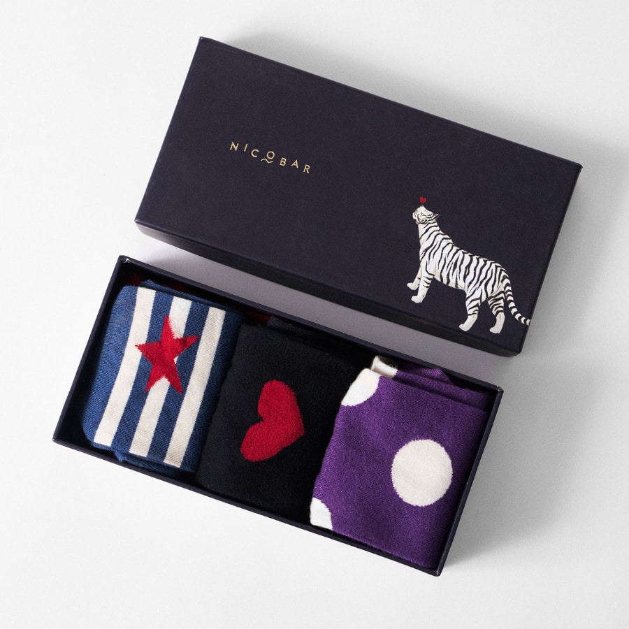Socks Gift Set - Navy