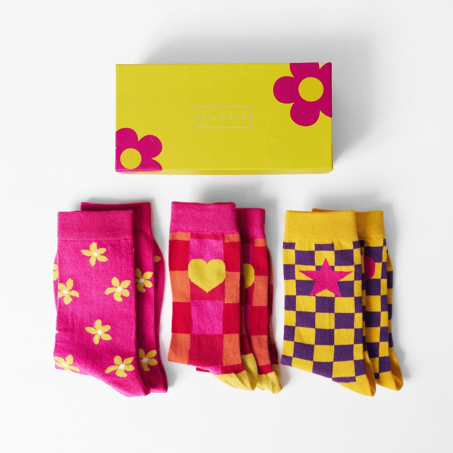 Socks Gift Set - Chartreuse