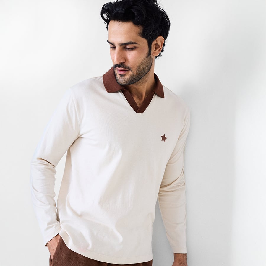 Haze Polo T-Shirt - Ivory